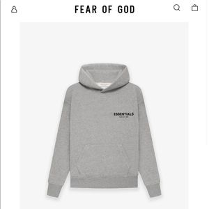Authentic Fear Of God Essentials Kids Hoodie